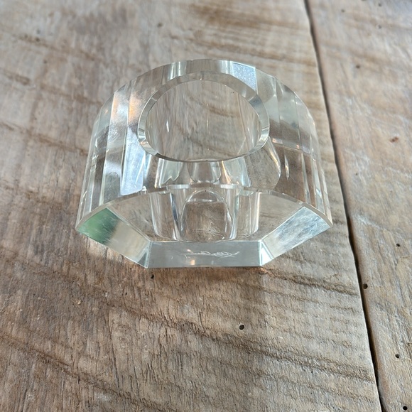 Vintage Oleg Cassini Crystal Votive Accent. Item 226. - Picture 2 of 4